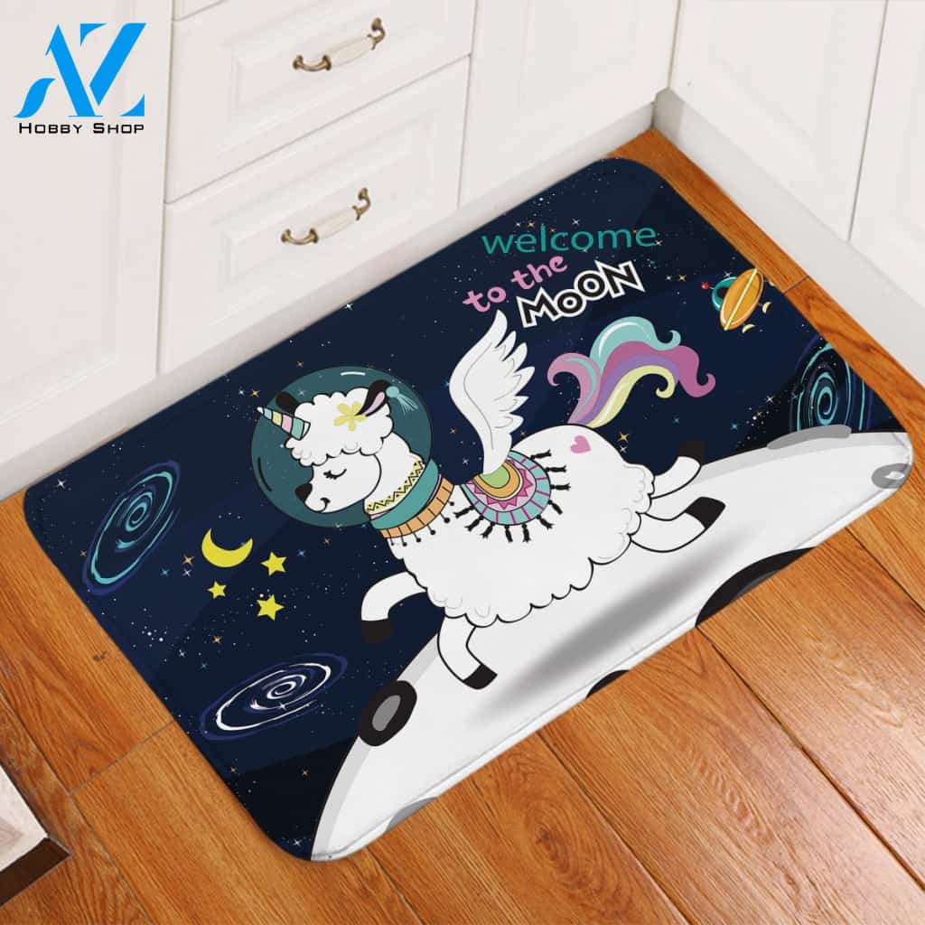 Magical Moon Sheep Door Mat