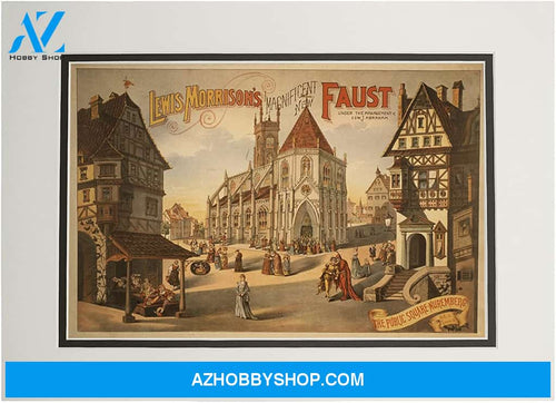 Magnificent New Faust Nuremberg Germany Poster Wall Decor