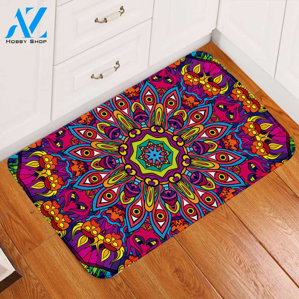 Magnified Particle Door Mat
