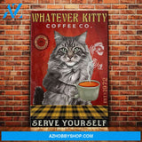 Maine Cat Coffee Company Canvas Wall Art, Wall Decor Visual Art