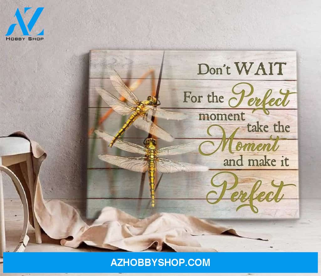 Make It Perfect Dragonfly Wall Art Canvas