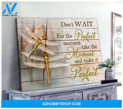Make It Perfect Dragonfly Wall Art Canvas