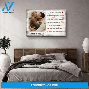 Make You Feel My Love - Personalized Custom Photo Canvas