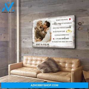 Make You Feel My Love - Personalized Custom Photo Canvas