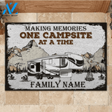 Making Memories - Camping Personalized Car Doormat Gift For Camping Lovers Home Decor Warm House Gift Welcome Mat