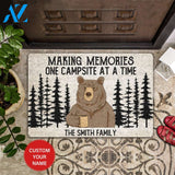 Making Memories One Campsite At A Time Personalized All Over Printing Doormat | Welcome Mat | House Warming Gift