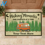 Making Memories One Campsite At A Time - Personalized Doormat