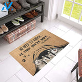 Malamute no need to knock we know doormart | Welcome Mat | House Warming Gift