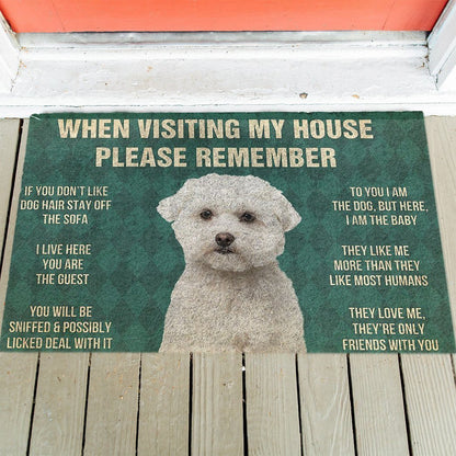 Maltese's Rules Doormat