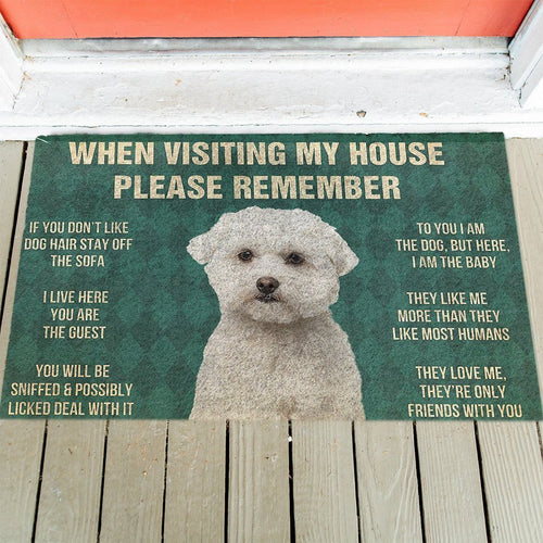 Maltese's Rules Doormat