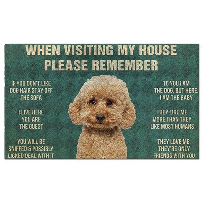 Maltipoo's Rules Doormat