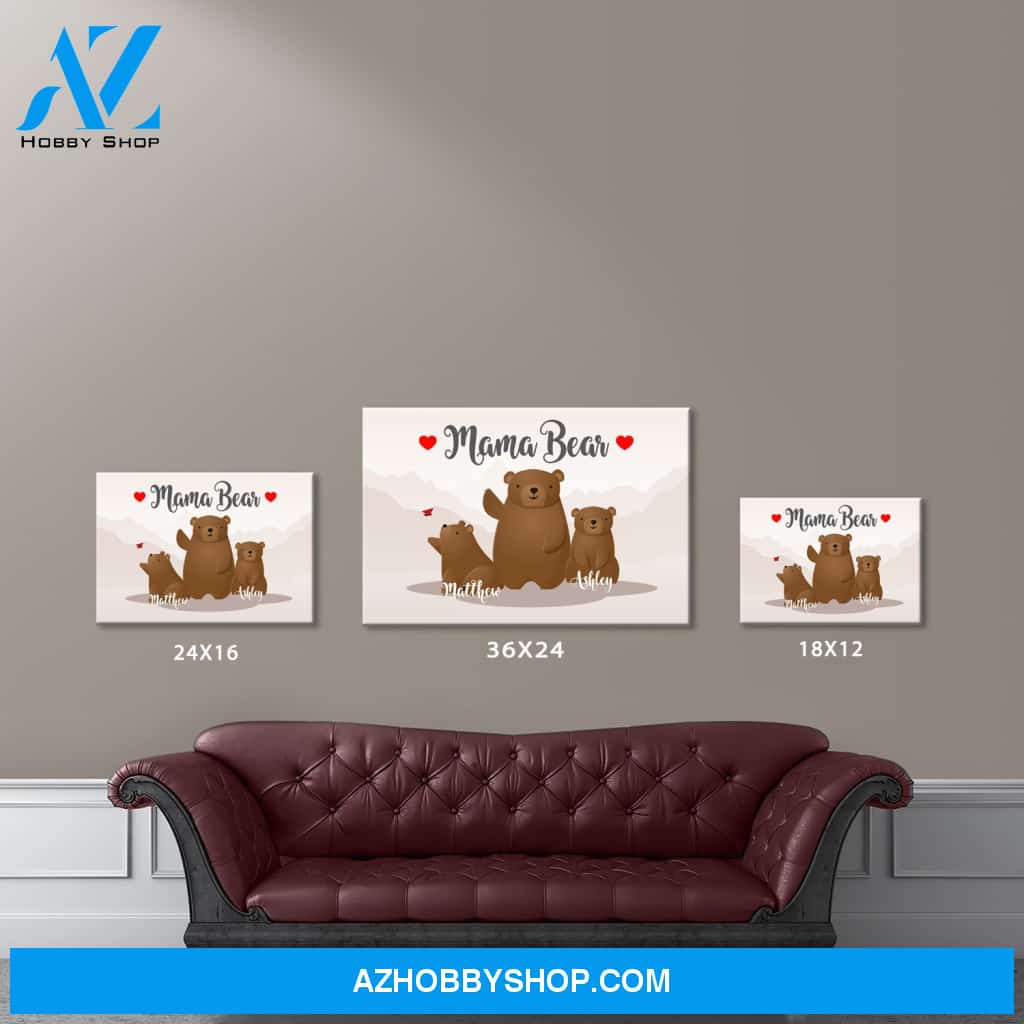 Mama Bear Premium Canvas