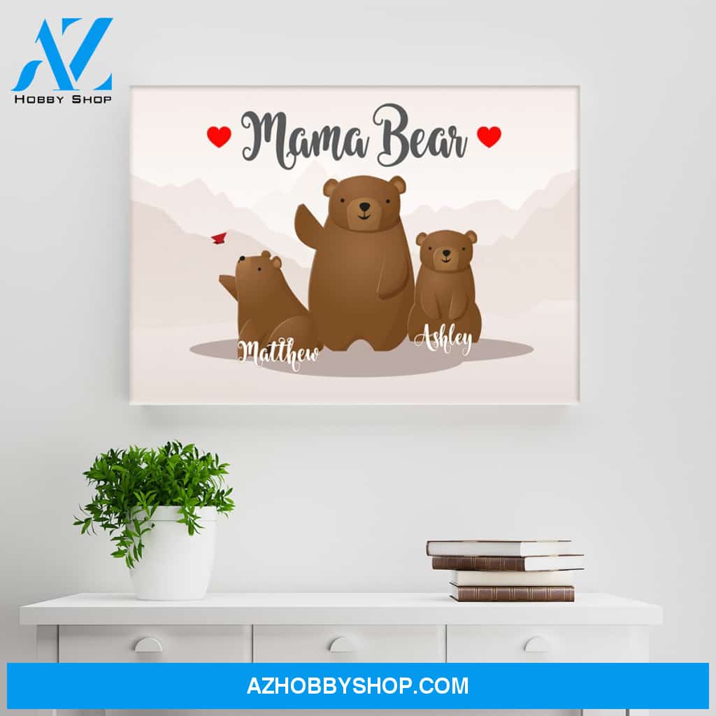 Mama Bear Premium Canvas
