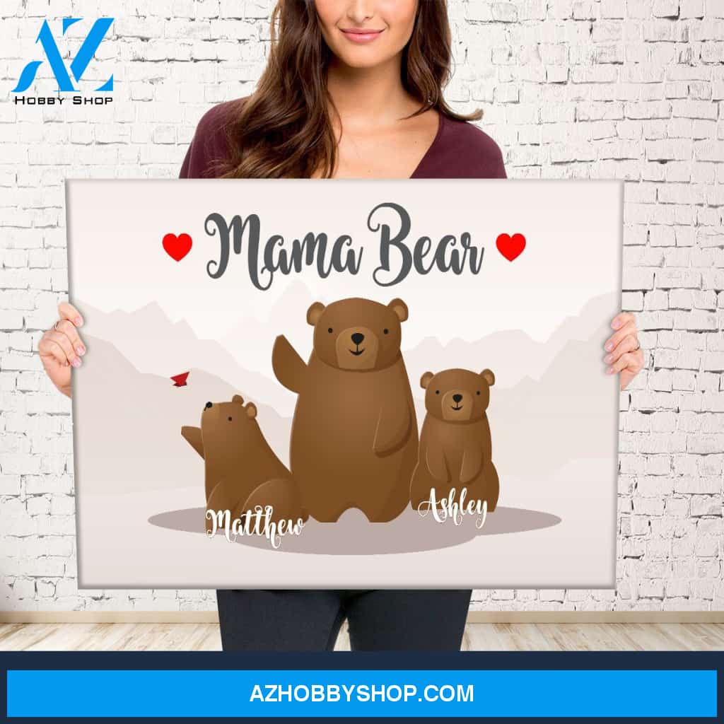 Mama Bear Premium Canvas