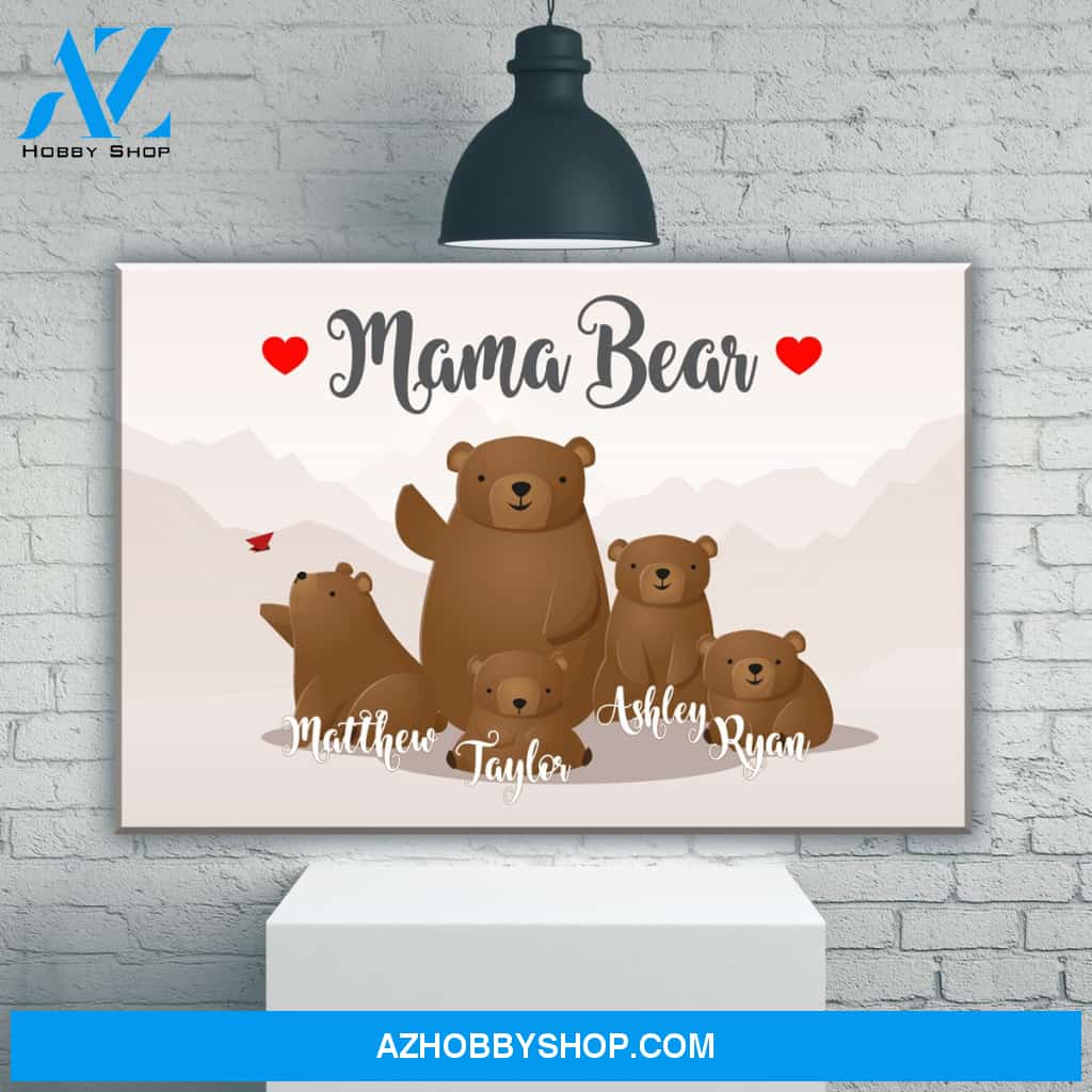 Mama Bear Premium Canvas