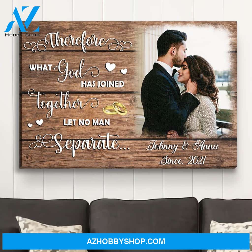 Man Not Separate - Personalized Custom Photo Canvas