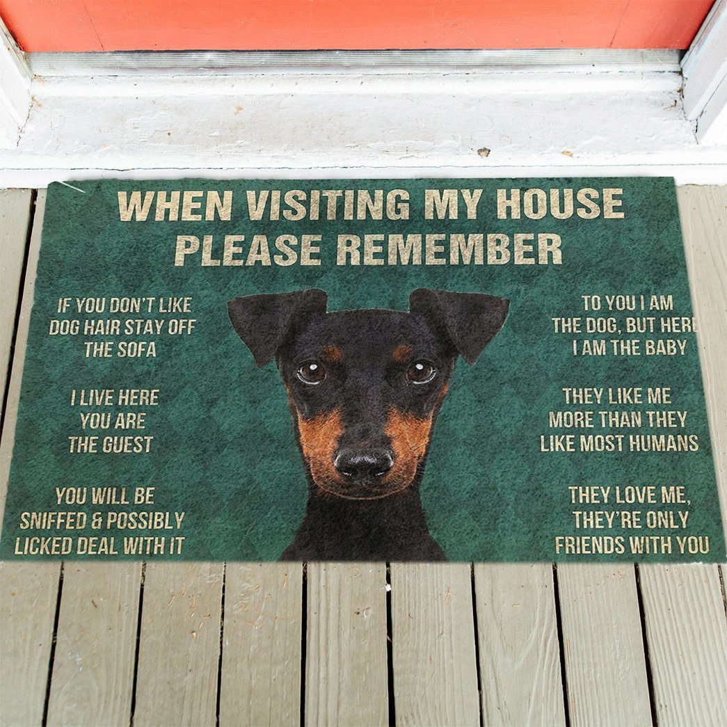Manchester Terrier's Rules Doormat