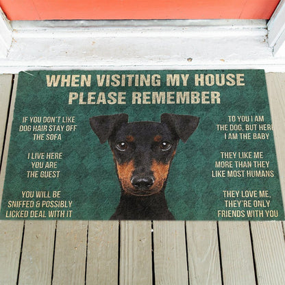 Manchester Terrier's Rules Doormat