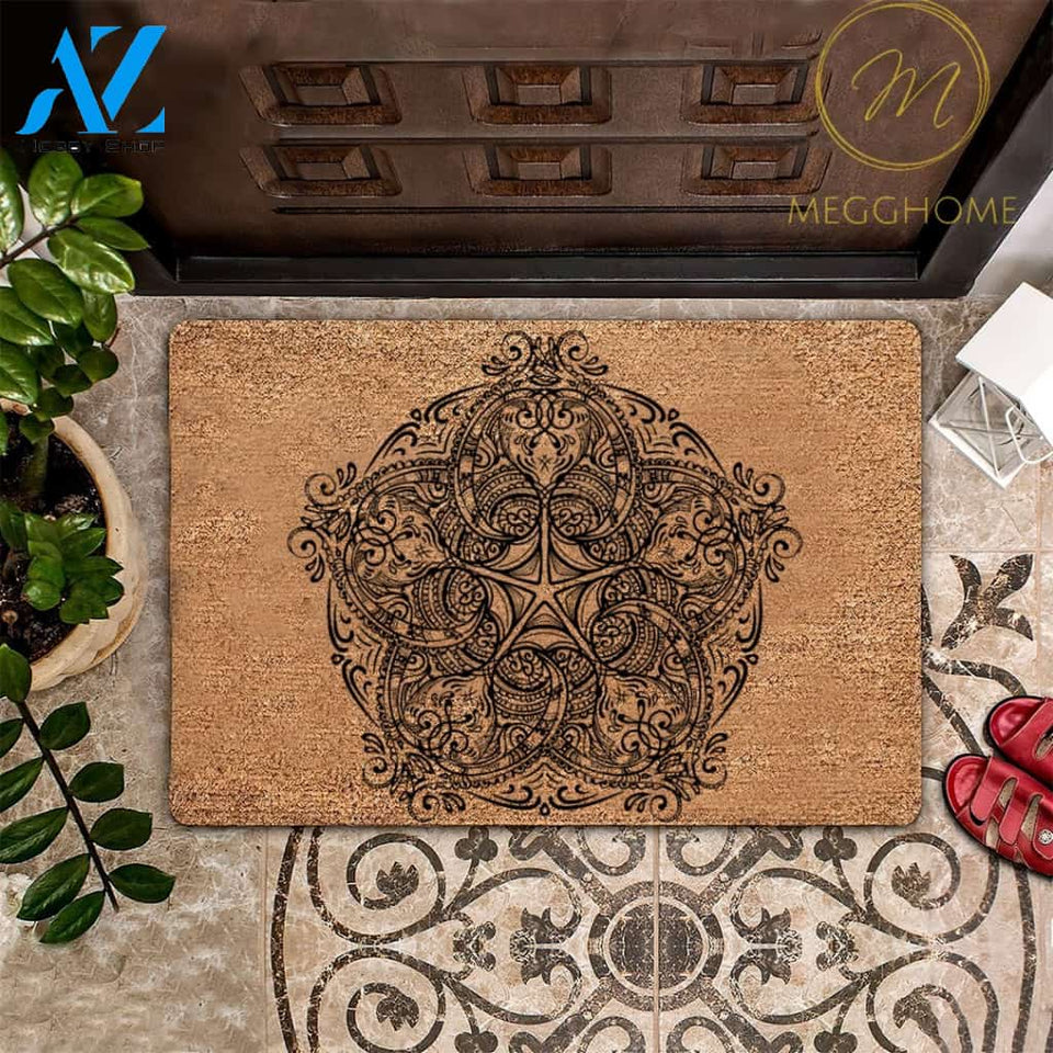 Mandala Boho Doormat 19 | Welcome Mat | House Warming Gift