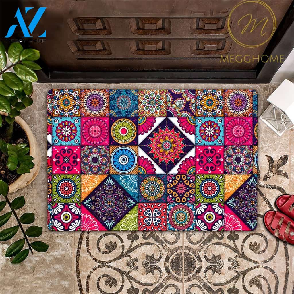Mandala Boho Doormat 33 | Welcome Mat | House Warming Gift