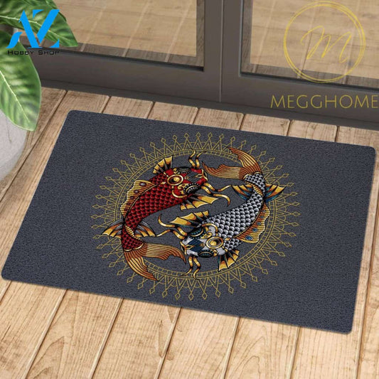Mandala Fish Doormat | Welcome Mat | House Warming Gift