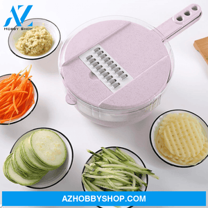 Mandoline Slicer Vegetable Potato Peeler Carrot Onion Grater With Strainer Cutter 8 In 1 Kitchen