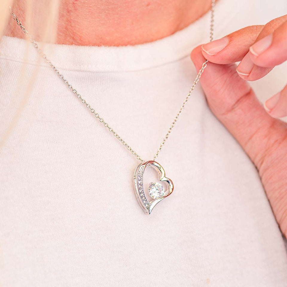 Forever Love Necklace - To my Beautiful Daughter - I'm proud of you - Forever love necklace Gift For