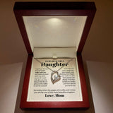 Forever Love Necklace - To my Beautiful Daughter - I'm proud of you - Forever love necklace Gift For