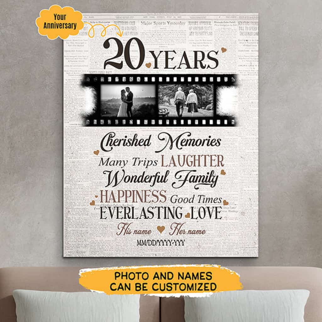 Many Trips Laughter Personalized Anniversary Wedding Valentine Days Personalized Canvas Gallery Wraps Gift