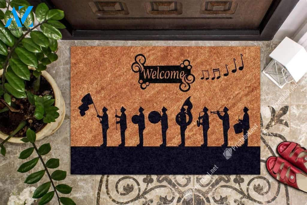 Marching Band Welcome CLA1710059D Doormat