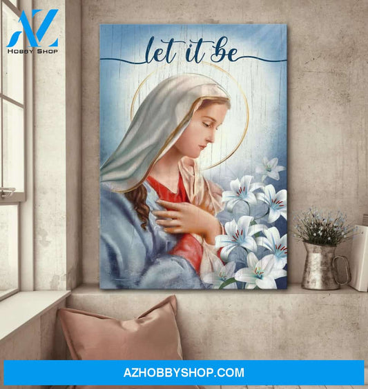 Maria - Let it be Portrait Canvas Prints, Wall Art