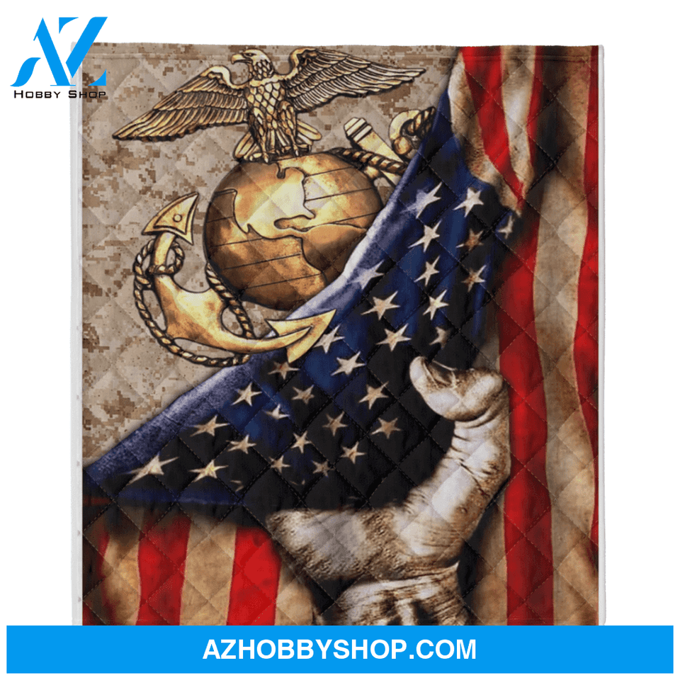 Marine Corp Symbol Blanket