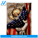 Marine Corp Symbol Blanket