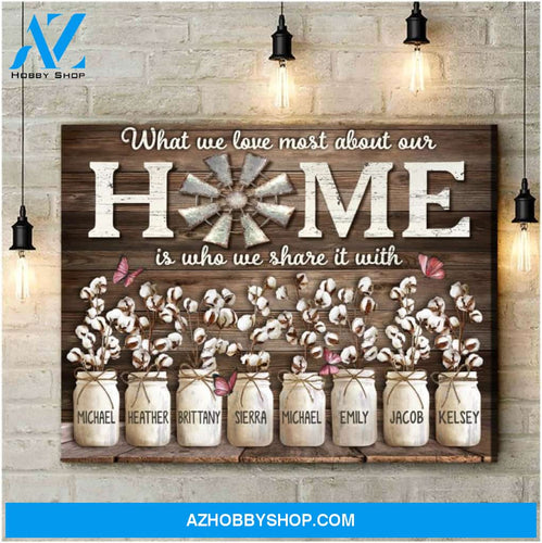 Ohcanvas Maroon Butterfly What We Love Most About Our Home Canvas Print