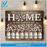 Ohcanvas Maroon Butterfly What We Love Most About Our Home Canvas Print