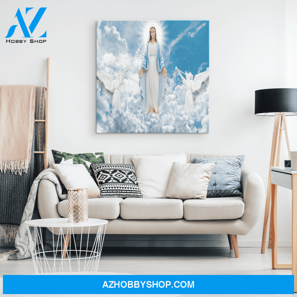 Mary in Heaven Canvas Art