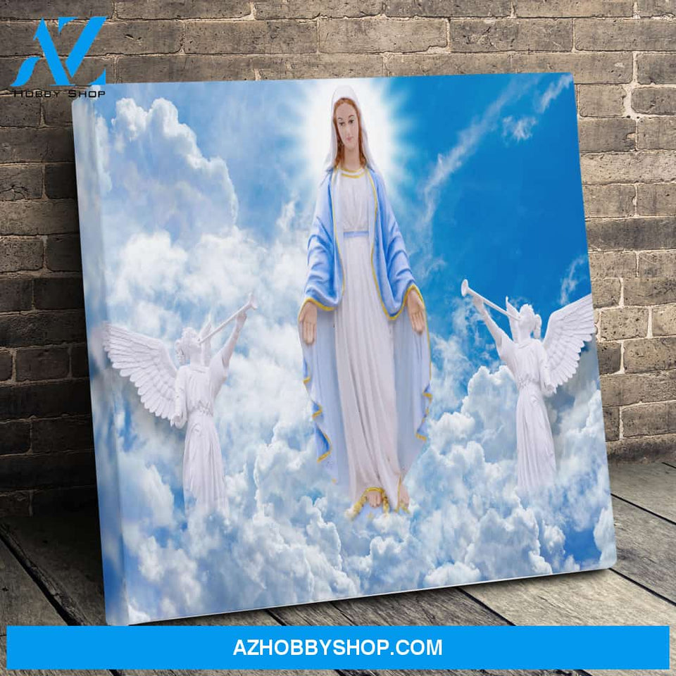 Mary in Heaven Canvas Art