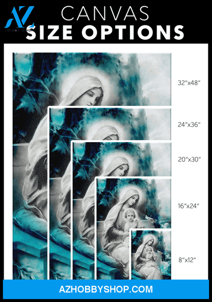 Mary with baby Jesus Canvas Art