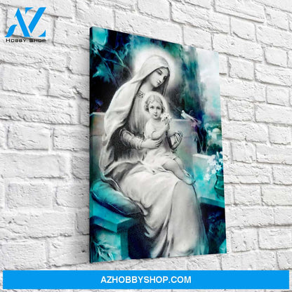 Mary with baby Jesus Canvas Art