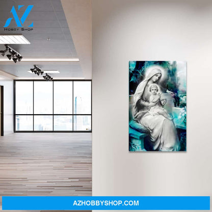 Mary with baby Jesus Canvas Art