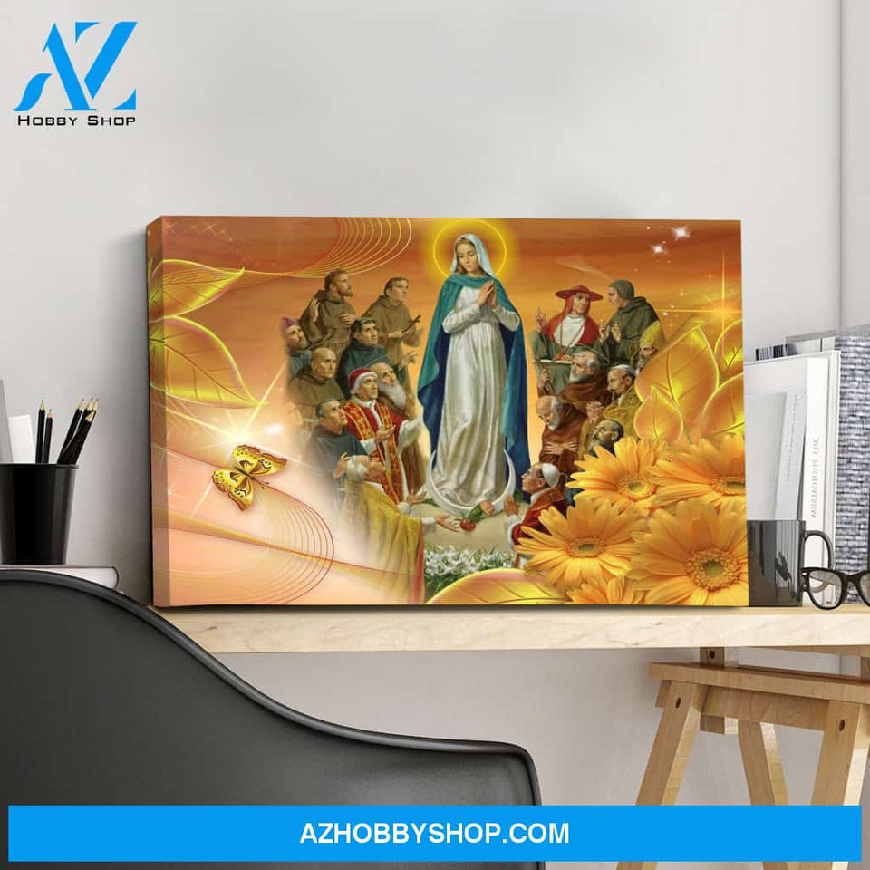 Mary with the Saints Canvas Art