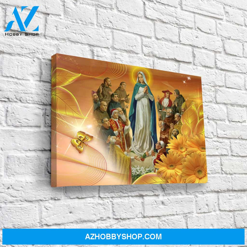 Mary with the Saints Canvas Art