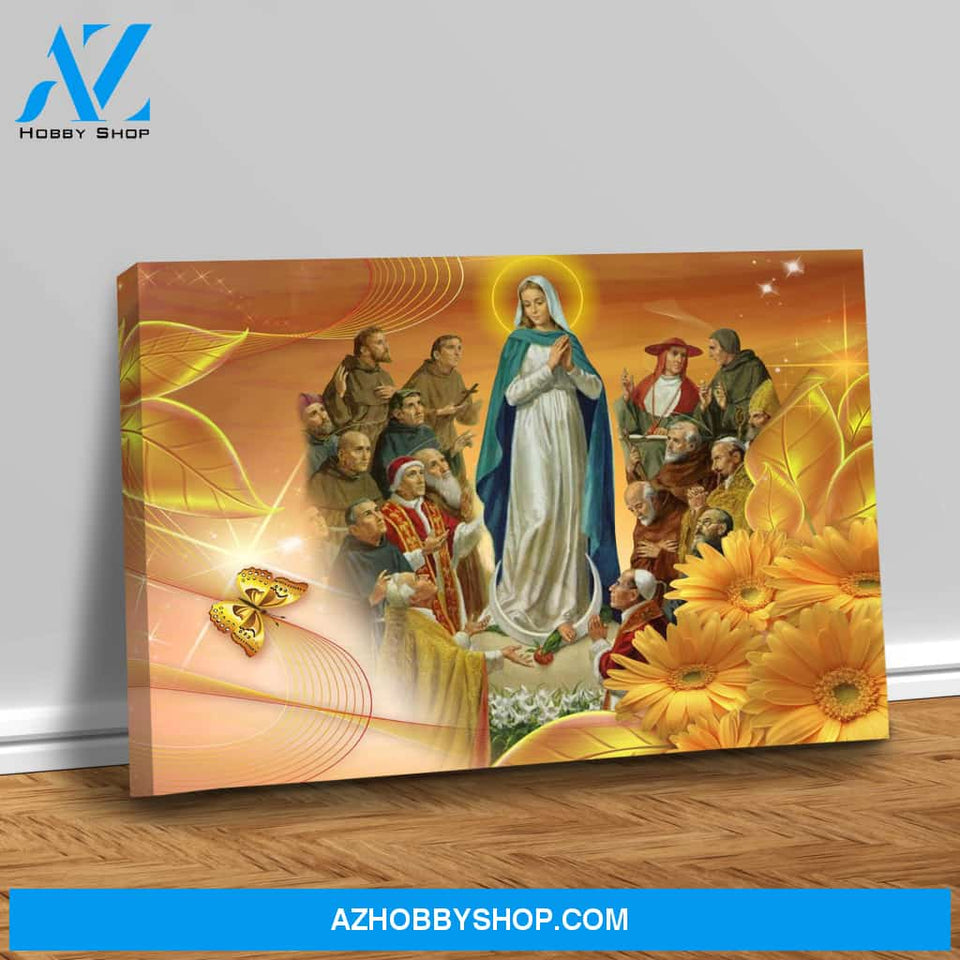 Mary with the Saints Canvas Art
