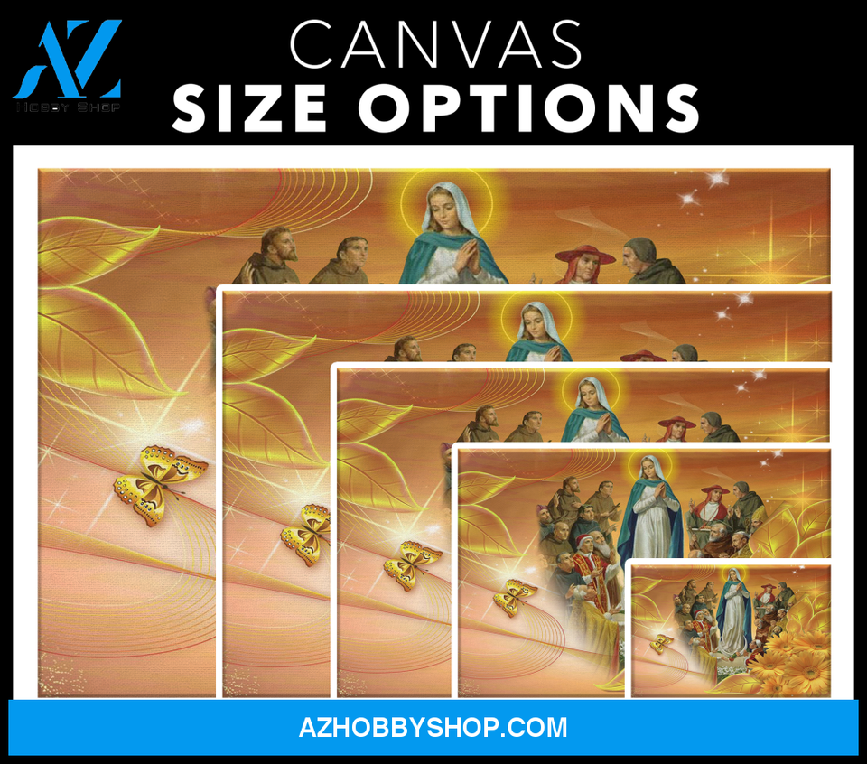 Mary with the Saints Canvas Art