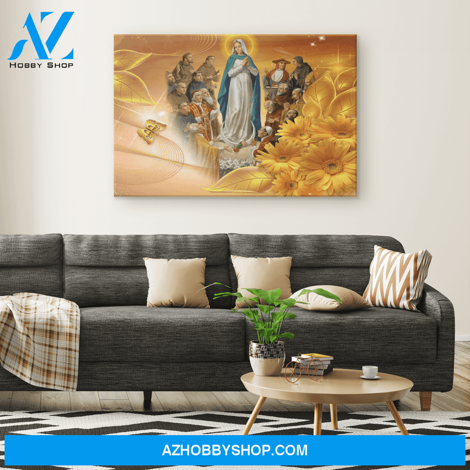 Mary with the Saints Canvas Art