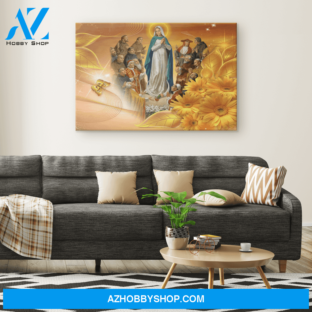 Mary with the Saints Canvas Art