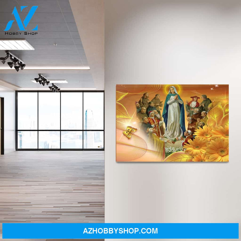 Mary with the Saints Canvas Art