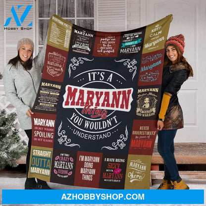 Maryann Premium Fleece Blanket