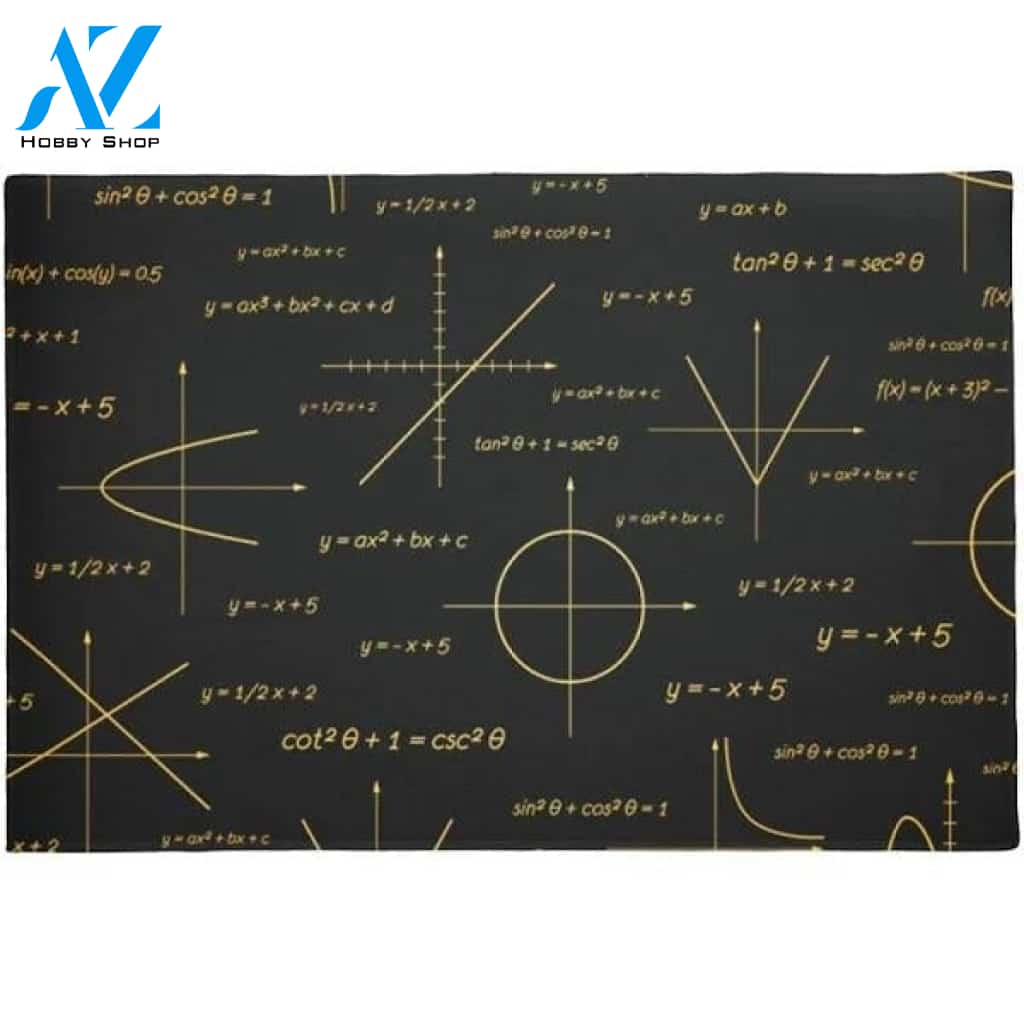 Math Sin Cos Tan Doormat Welcome Mat Housewarming Gift Home Decor Funny Doormat Gift Idea For Math Lovers Gift For Classroom