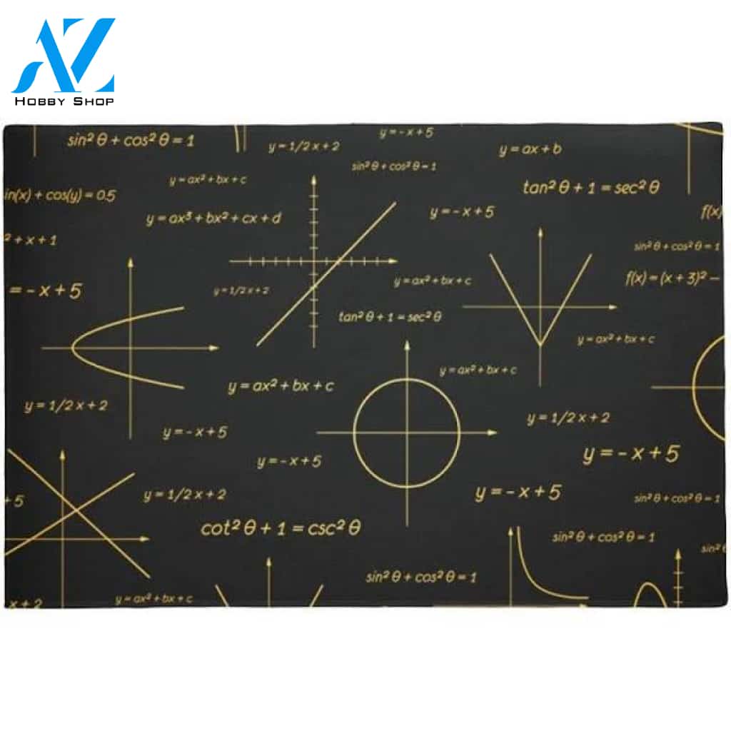 Math Sin Cos Tan Doormat Welcome Mat Housewarming Gift Home Decor Funny Doormat Gift Idea For Math Lovers Gift For Classroom